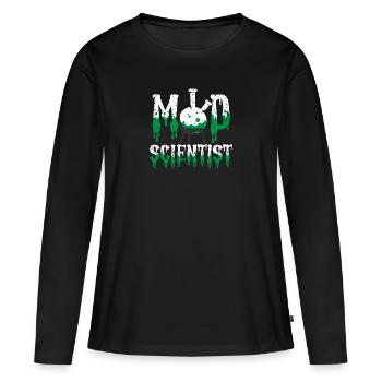 Chimie Science Physique Recherche - T-shirt manches longues Premium bio Femme - noir - Devant - Julia (174cm)