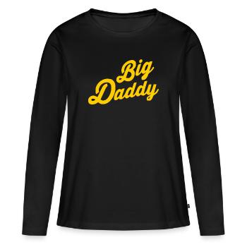 Big daddy - T-shirt manches longues Premium bio Femme - noir - Devant - Julia (174cm)
