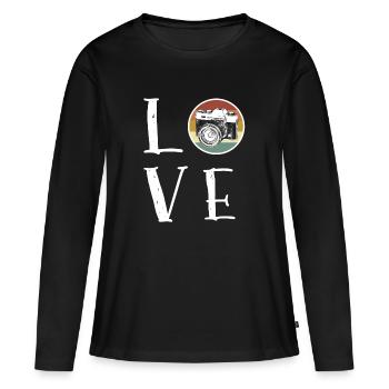 Fotografie Fotograf Kamera Fotografieren Geschenk - Frauen Premium Bio Langarmshirt - Schwarz - Vorne - Julia (174cm)