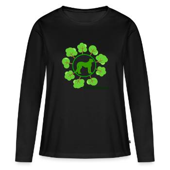 Pray for amazonas 3.0 - Frauen Premium Bio Langarmshirt - Schwarz - Vorne - Julia (174cm)