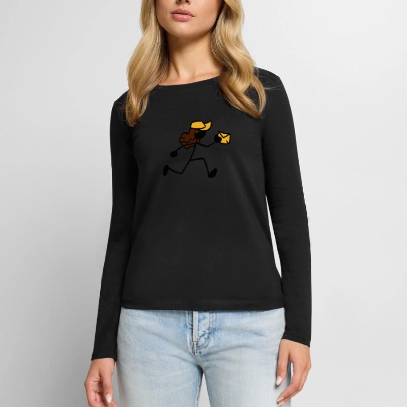 Postman Letter Deliverer Courier Women's Premium Organic Long Sleeve Shirt