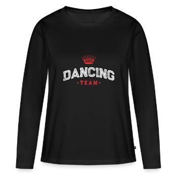 Dancing Team Dancing Dance School - Women's Premium Organic Long Sleeve Shirt - black - Front - Julia (174cm)