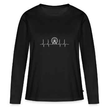 Rummel Wasen Gift Carousel Fair Fair - Women's Premium Organic Long Sleeve Shirt - black - Front - Julia (174cm)