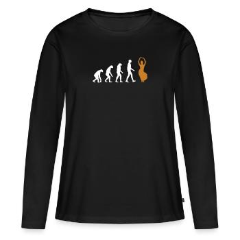 Danseuse Du Ventre Evolution Danseuse Du Ventre - T-shirt manches longues Premium bio Femme - noir - Devant - Julia (174cm)
