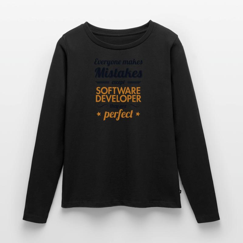 Software Developer are Perfect Full Stack Women's Premium Organic Long Sleeve Shirt