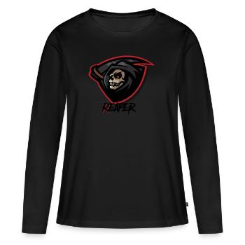 Grim Reaper - Reaper - Women's Premium Organic Long Sleeve Shirt - black - Front - Julia (174cm)