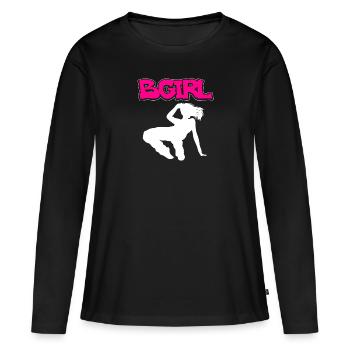 Breakdance Bboying Gift I Breakdance - T-shirt manches longues Premium bio Femme - noir - Devant - Julia (174cm)