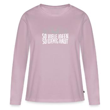 Tattoo - Frauen Premium Bio Langarmshirt - Altrosa - Vorne - Julia (174cm)