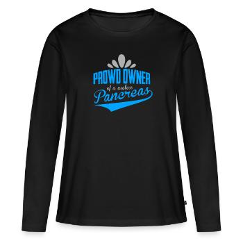 Diabetes diabetic pancreatic insulin - Women's Premium Organic Long Sleeve Shirt - black - Front - Julia (174cm)