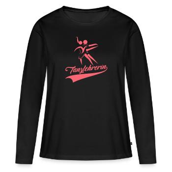 Danse Danse Danse - T-shirt manches longues Premium bio Femme - noir - Devant - Julia (174cm)
