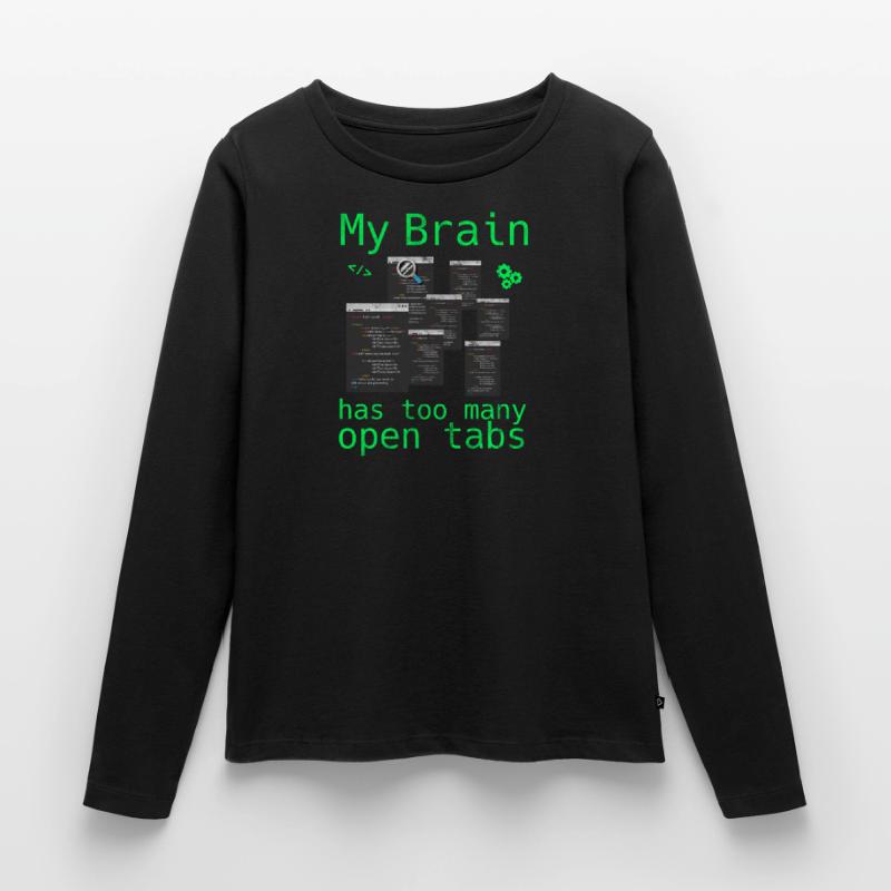 Informatique Hacker Programmer Binary Pc Computer T-shirt manches longues Premium bio Femme