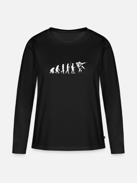 Wrestling - Women's Premium Organic Long Sleeve Shirt - black