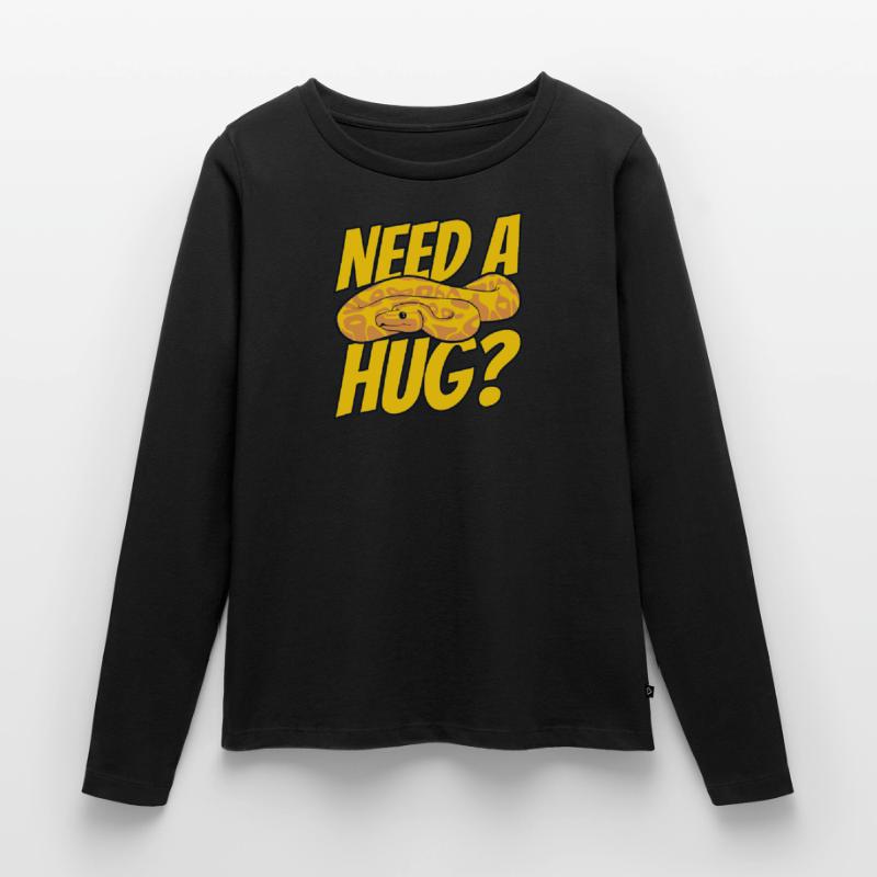 Need A Hug Python Snake Python Breeder Banana Women's Premium Organic Long Sleeve Shirt