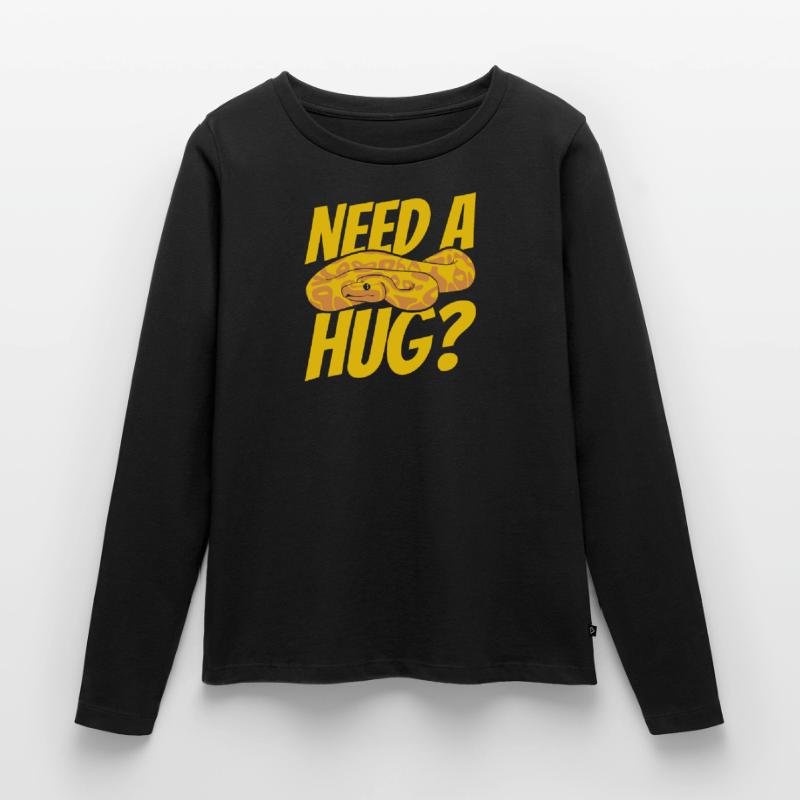 Need A Hug Python Snake Python Breeder Banana Women's Premium Organic Long Sleeve Shirt