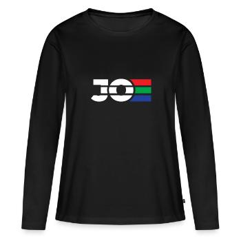 Partisans de Joe Biden - T-shirt manches longues Premium bio Femme - noir - Devant - Julia (174cm)