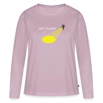 Stage technician - Women's Premium Organic Long Sleeve Shirt - dusky pink - Front - Julia (174cm)