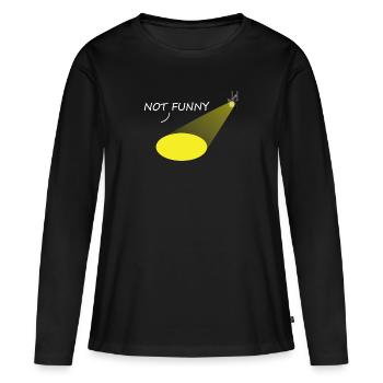 Bühnentechniker - Frauen Premium Bio Langarmshirt - Schwarz - Vorne - Julia (174cm)