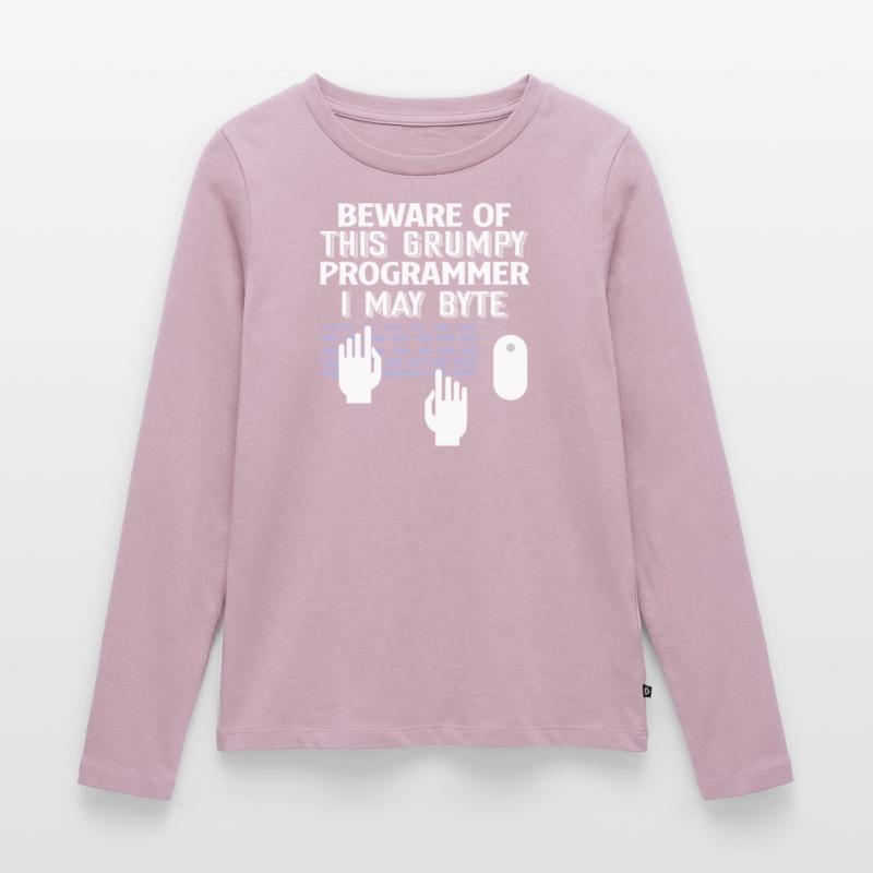 Programmeurs Codage Programmation Programmeurs T-shirt manches longues Premium bio Femme