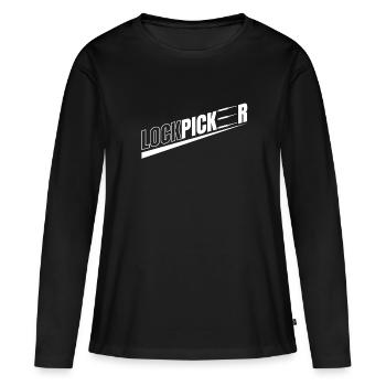 Lockpicker Lockpicking Lockpicker - Frauen Premium Bio Langarmshirt - Schwarz - Vorne - Julia (174cm)