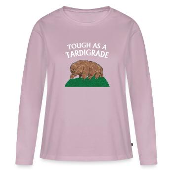 Touch As A Tardigrade Bärtierchen - Women's Premium Organic Long Sleeve Shirt - dusky pink - Front - Julia (174cm)