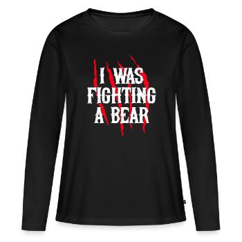Bears Brown Bear Polar Bear Bear - Women's Premium Organic Long Sleeve Shirt - black - Front - Julia (174cm)