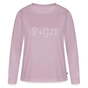Widerstand Formel Das Ohmsche Gesetz Elektroniker - Frauen Premium Bio Langarmshirt - Altrosa - Vorne - Julia (174cm)