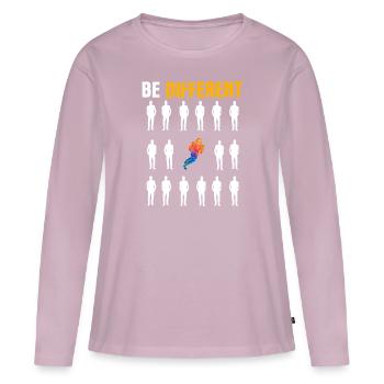 Football American Football Geschenk - Frauen Premium Bio Langarmshirt - Altrosa - Vorne - Julia (174cm)