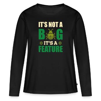 Computer Scientist Programmer - Women's Premium Organic Long Sleeve Shirt - black - Front - Julia (174cm)