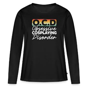 Trouble obsessionnel du cosplay Cosplay Cosplay - T-shirt manches longues Premium bio Femme - noir - Devant - Julia (174cm)