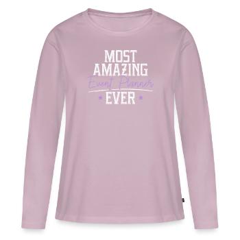 Erstaunlichster Eventplaner aller Zeiten Job Eventplanung - Frauen Premium Bio Langarmshirt - Altrosa - Vorne - Julia (174cm)