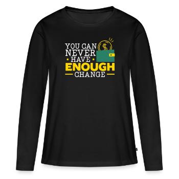 Serveur Serveuse Barman Mixologue Barman Bartending - T-shirt manches longues Premium bio Femme - noir - Devant - Julia (174cm)