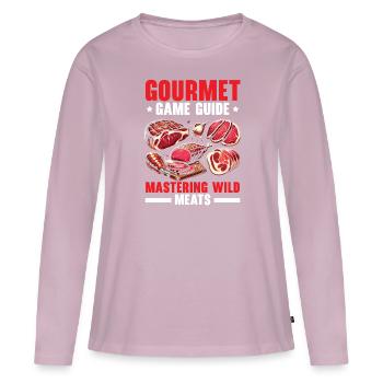 Kochkunst Lehrer Küche Koch Koch - Frauen Premium Bio Langarmshirt - Altrosa - Vorne - Julia (174cm)