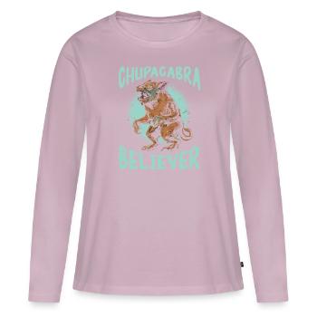 Chupacabra Legendary Creature Beast Cryptozoology - Women's Premium Organic Long Sleeve Shirt - dusky pink - Front - Julia (174cm)
