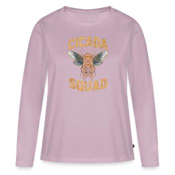 Cicada Invasion Insect Brood Cicada Survivor - Women's Premium Organic Long Sleeve Shirt - dusky pink - Front - Julia (174cm)