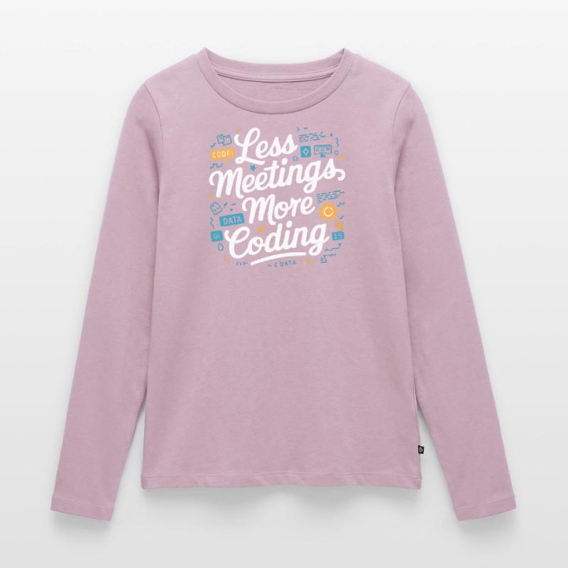 Backend-Entwickler Programmierung Softwareprogrammierer Frauen Premium Bio Langarmshirt