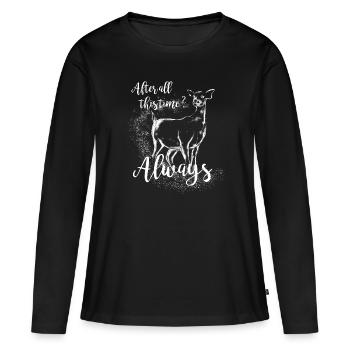 Harry Potter After All This Time Always - Frauen Premium Bio Langarmshirt - Schwarz - Vorne - Julia (174cm)