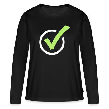 graduation graduation - T-shirt manches longues Premium bio Femme - noir - Devant - Julia (174cm)