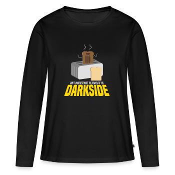guerres darkside Clones grille-pain fun noël drôle - T-shirt manches longues Premium bio Femme - noir - Devant - Julia (174cm)