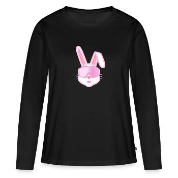Skihase, Afterski, vacances d'hiver, le ski - T-shirt manches longues Premium bio Femme - noir - Devant - Julia (174cm)