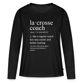 Interface de Floride et Interface I’Must Go - T-shirt manches longues Premium bio Femme - noir - Devant - Julia (174cm)