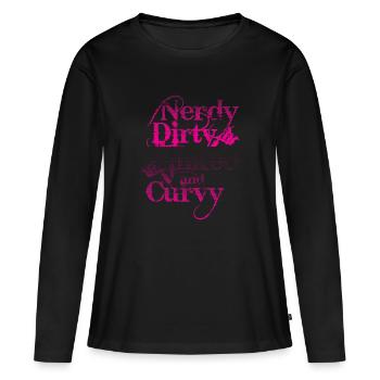 Tattoo Tattoos Tattooed Tattooing Gift - Women's Premium Organic Long Sleeve Shirt - black - Front - Julia (174cm)