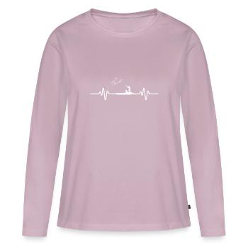 Hunting - Women's Premium Organic Long Sleeve Shirt - dusky pink - Front - Julia (174cm)