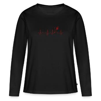 Télécommande RC Buggy Truggy - Télécommande - T-shirt manches longues Premium bio Femme - noir - Devant - Julia (174cm)