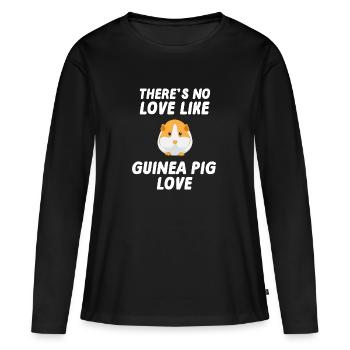Cochon d'Inde - Cochon d'Inde - Amour - T-shirt manches longues Premium bio Femme - noir - Devant - Julia (174cm)