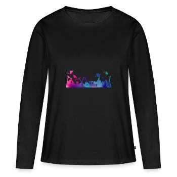 Graduation Party Graduation Célébration Bachelor Master - T-shirt manches longues Premium bio Femme - noir - Devant - Julia (174cm)