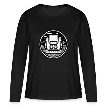Backpack - Women's Premium Organic Long Sleeve Shirt - black - Front - Julia (174cm)