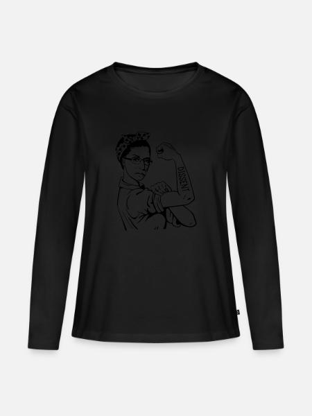 Notable RBG Incassable - Dissidence - Ekologisk långärmad premium-T-shirt dam - svart