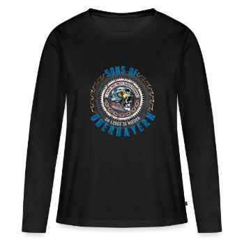 SONS OF OBERBAYERN - Frauen Premium Bio Langarmshirt - Schwarz - Vorne - Julia (174cm)