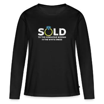 groom - Women's Premium Organic Long Sleeve Shirt - black - Front - Julia (174cm)