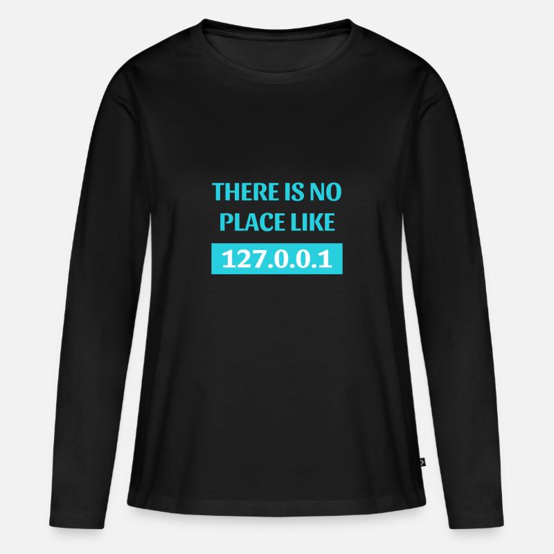 Programmierer - Frauen Premium Bio Langarmshirt - Schwarz
